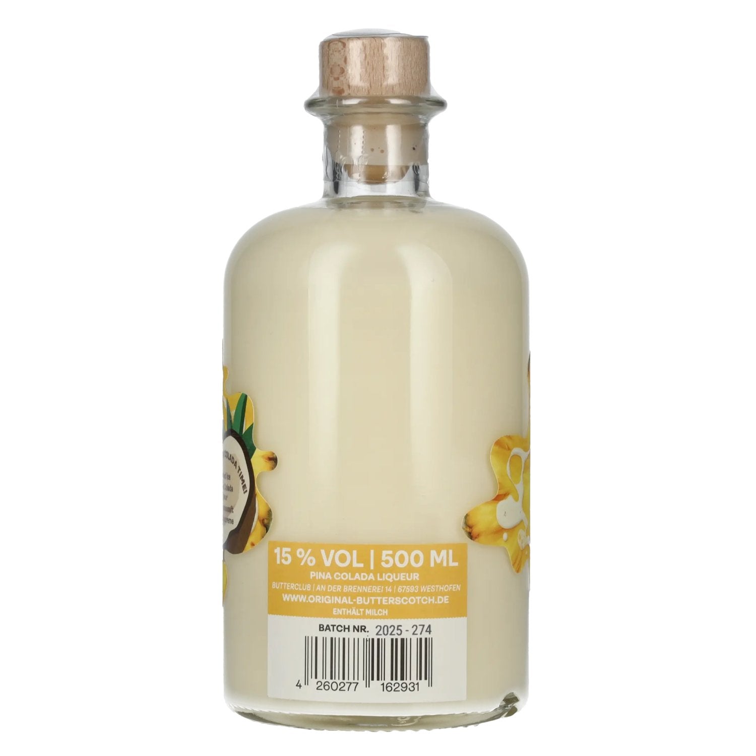 Butterscotch Pina Colada Liqueur Summer Edition 15% Vol. 0,5l