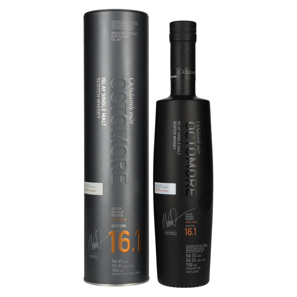Octomore EDITION : 16.1 Super Heavily Peated Islay Single Malts Release 2025 59,3% Vol. 0,7l en Tinbox
