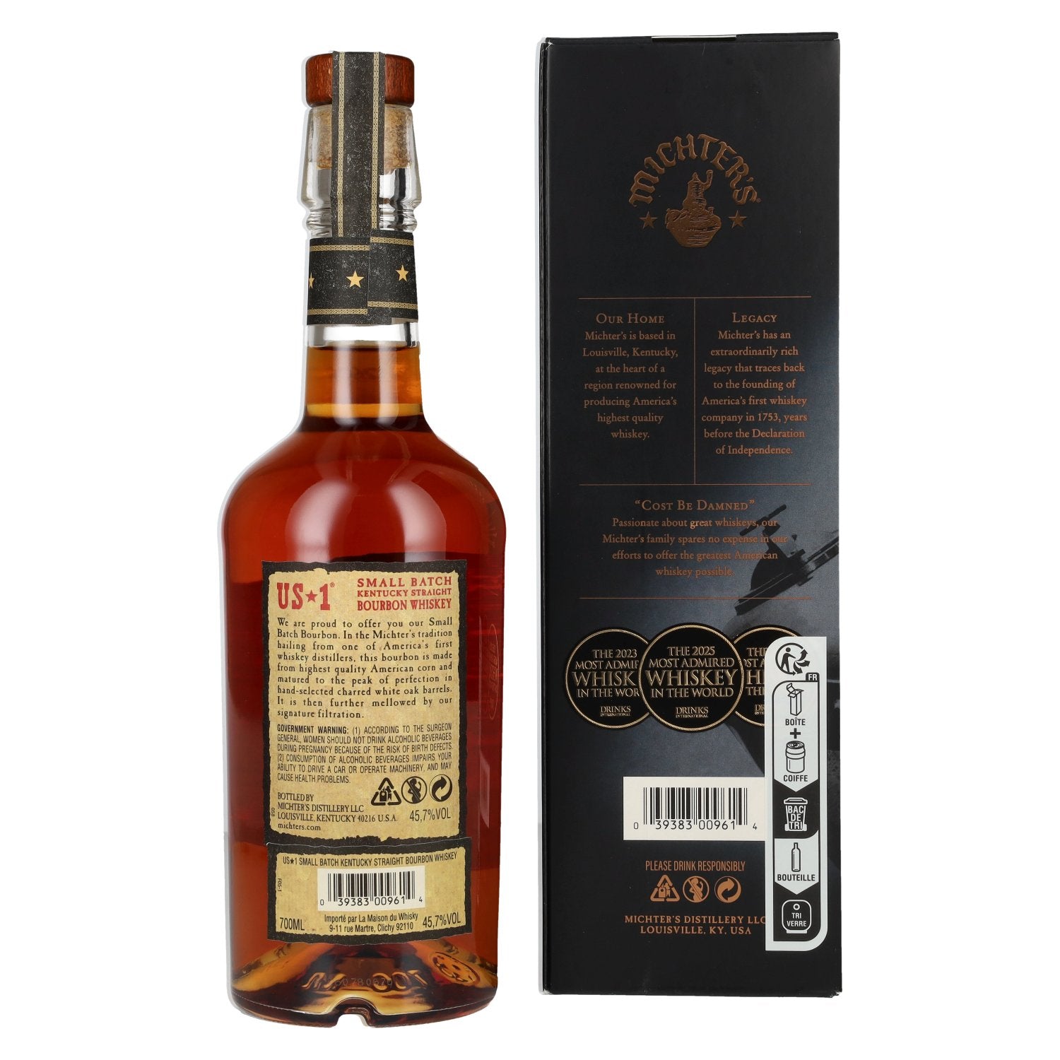 Michter's US*1 Small Batch Kentucky Straight Bourbon Whiskey 45,7% Vol. 0,7l in Geschenkbox