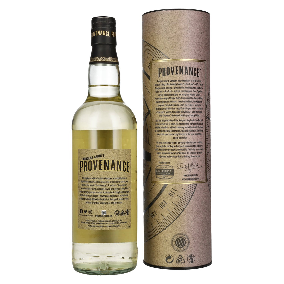 Douglas Laing PROVENANCE Coastal Collection Caol Ila 8 Years Old 2012 46% Vol. 0,7l en boîte cadeau