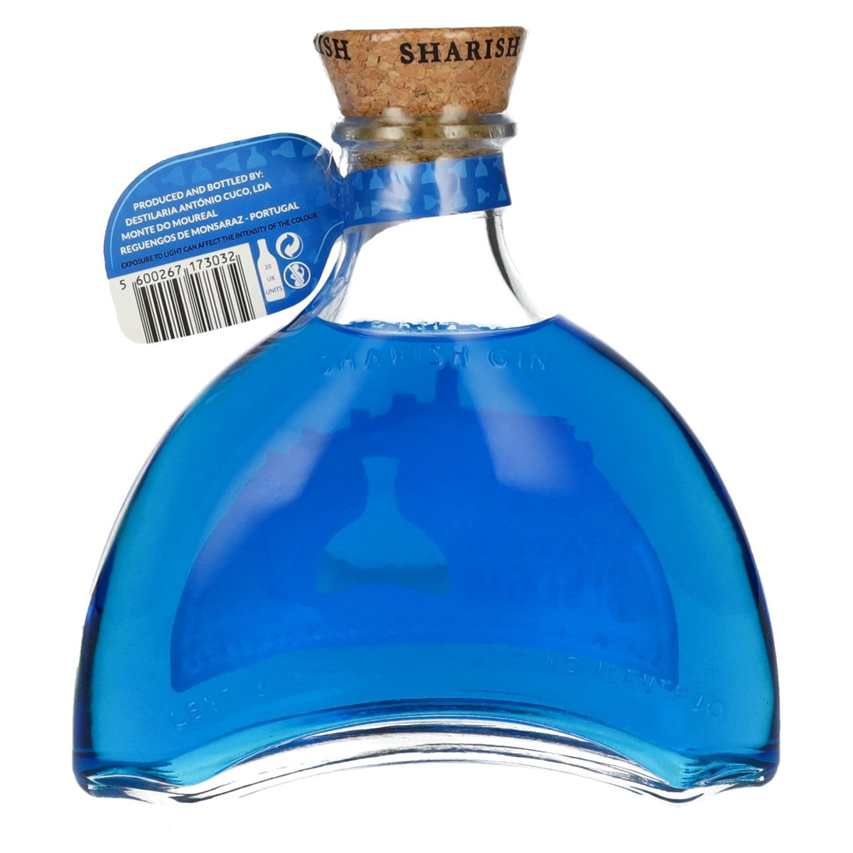 Sharish Blue Gin 40% vol. 0,5l