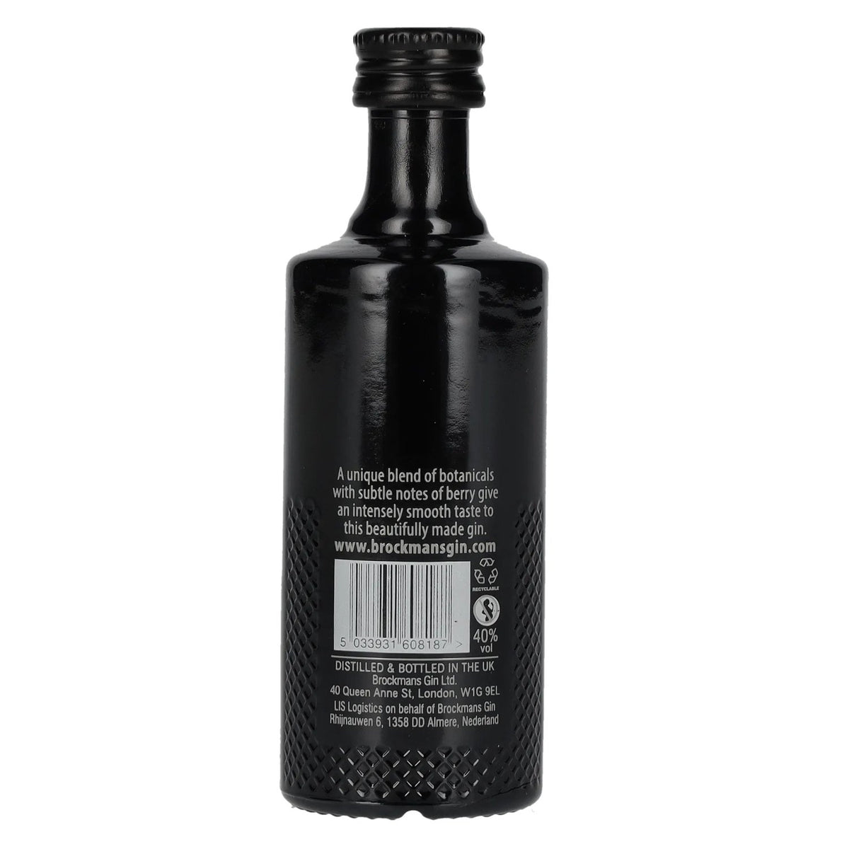Brockmans Intensely Smooth PREMIUM GIN 40% Vol. 0,05l