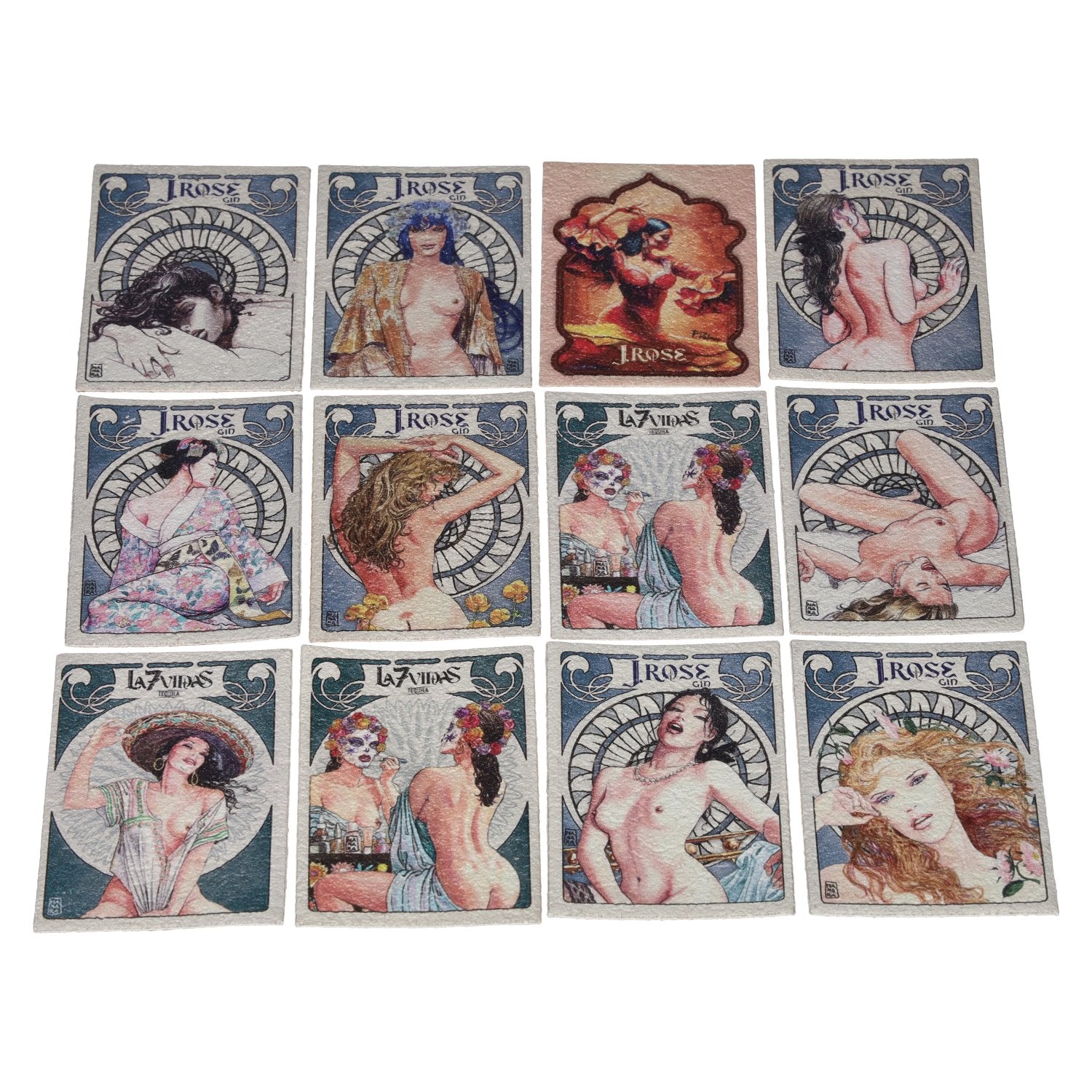 J. Rose Gin card, 1 piece