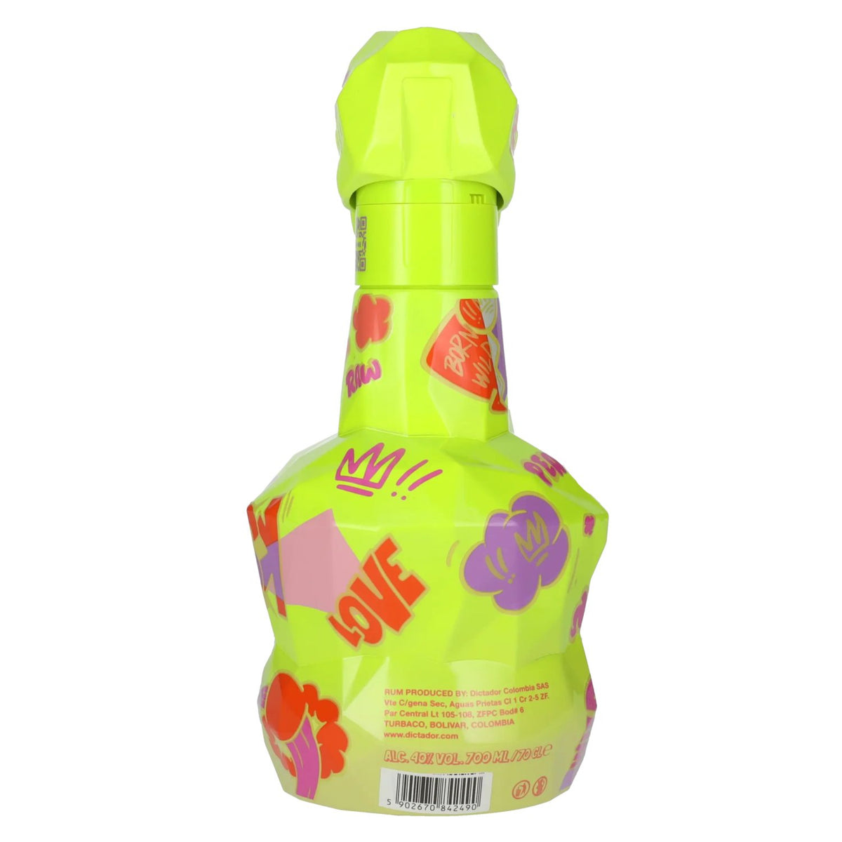 Dictador GAME CHANGER NEON &amp; YELLOW Rhum colombien 40% vol. 0,7l