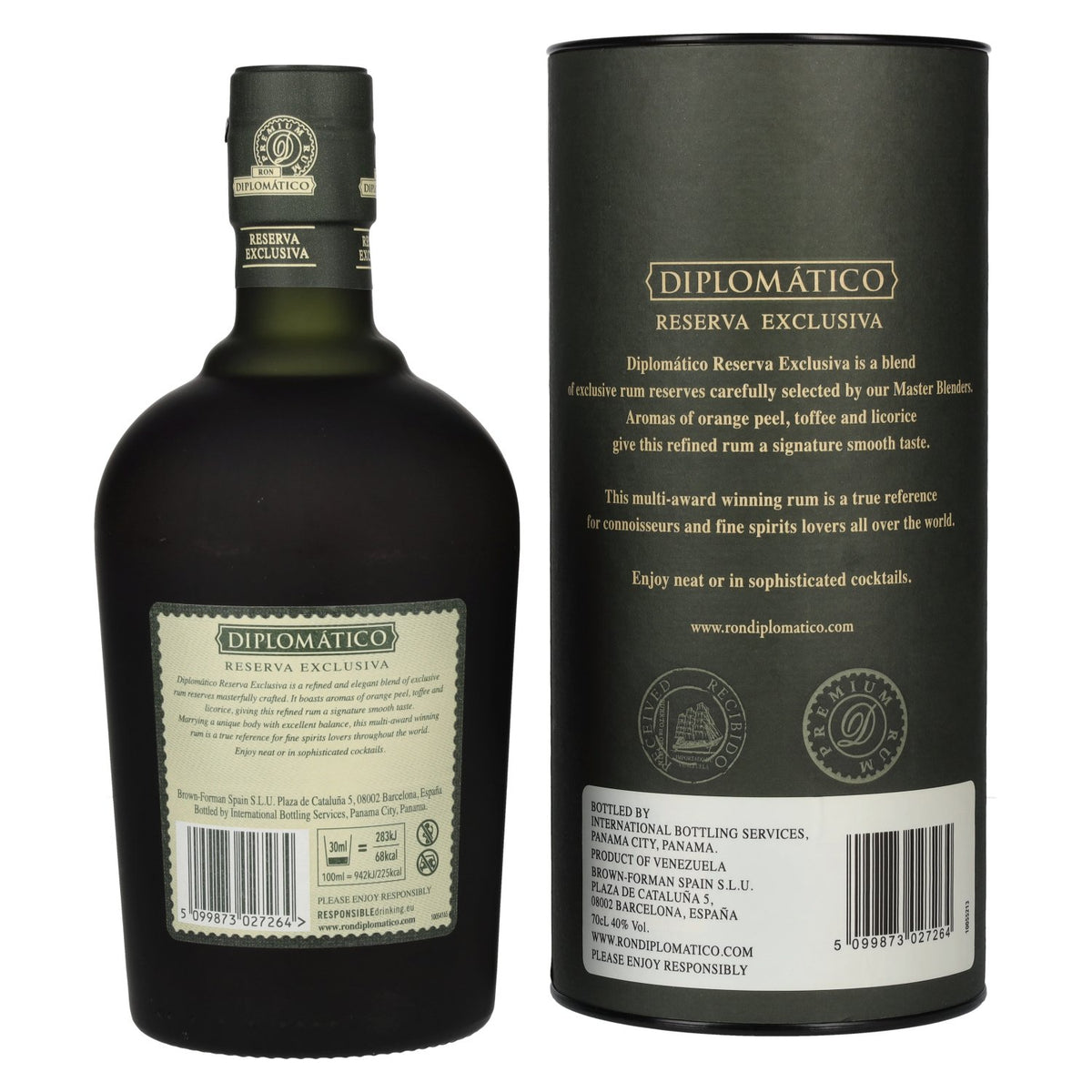 Diplomático RESERVA EXCLUSIVA Ron Antiguo 40% Vol. 0,7l in Geschenkbox