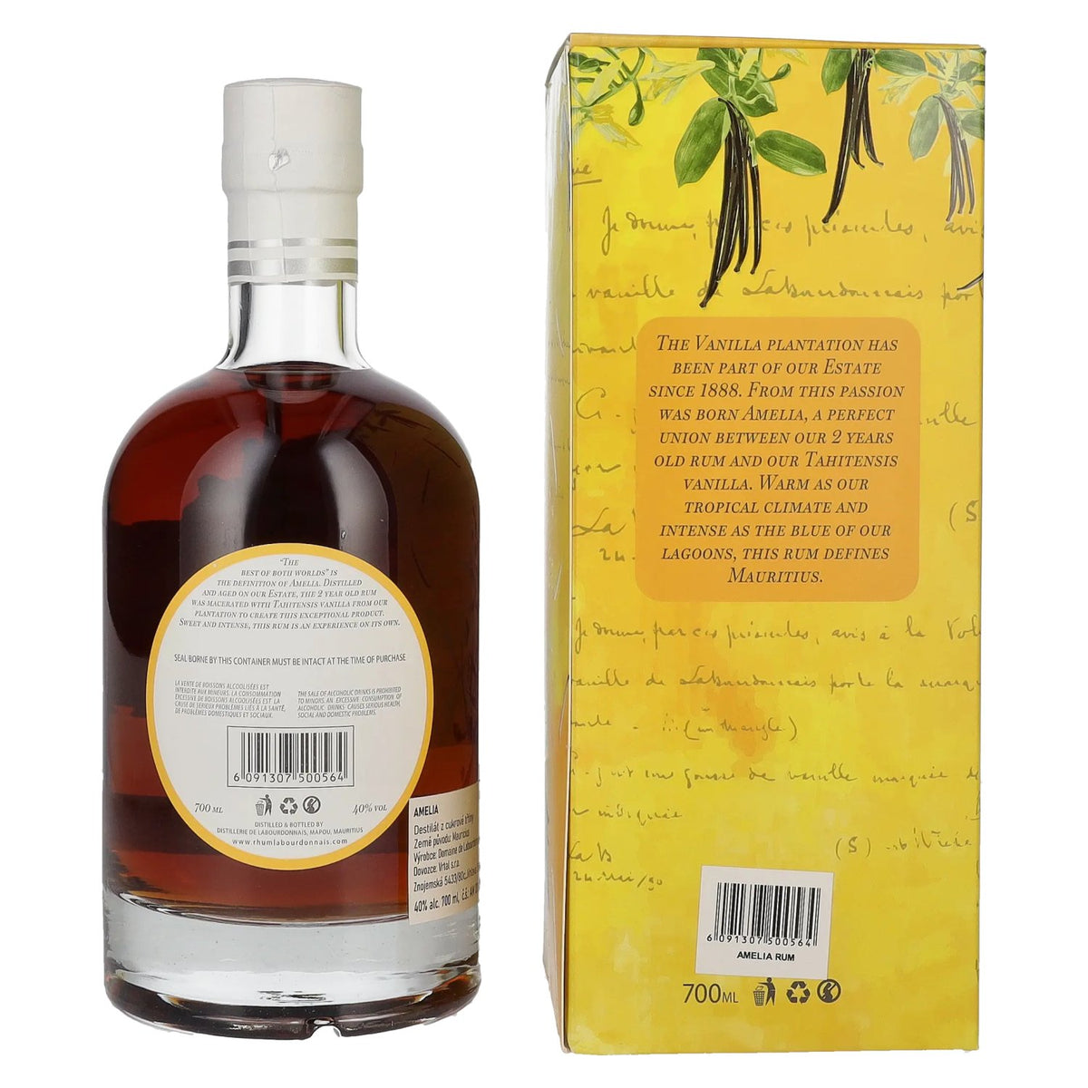 Labourdonnais Amélia Ruby Port Cask 40% Vol. 0,7l in gift box