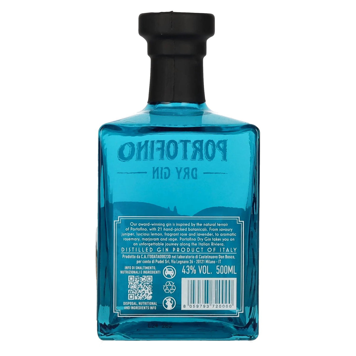 Portofino Dry Gin 43% vol. 0,5l