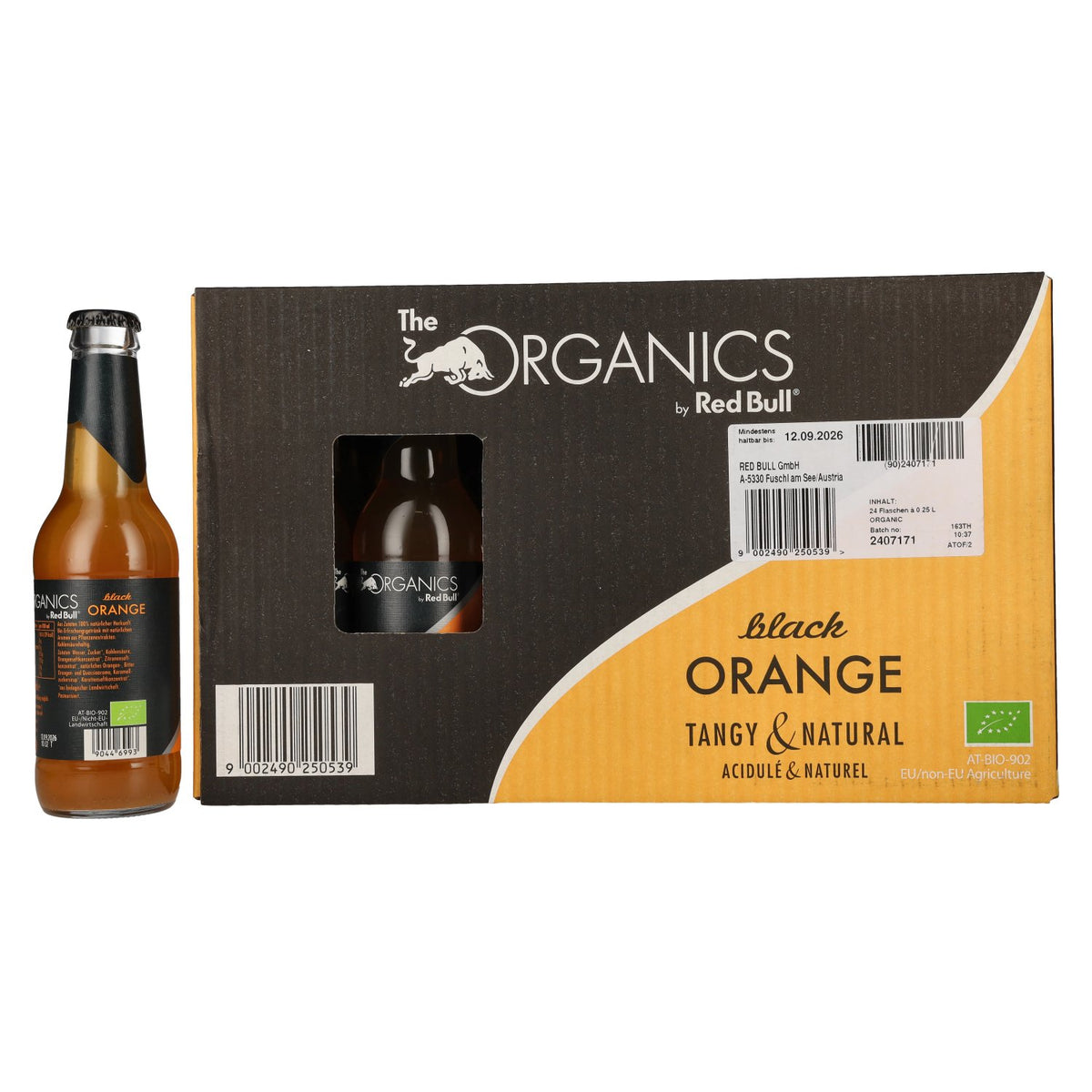 Red Bull Organics by Red Bull Black ORANGE 24 x 0.25 l