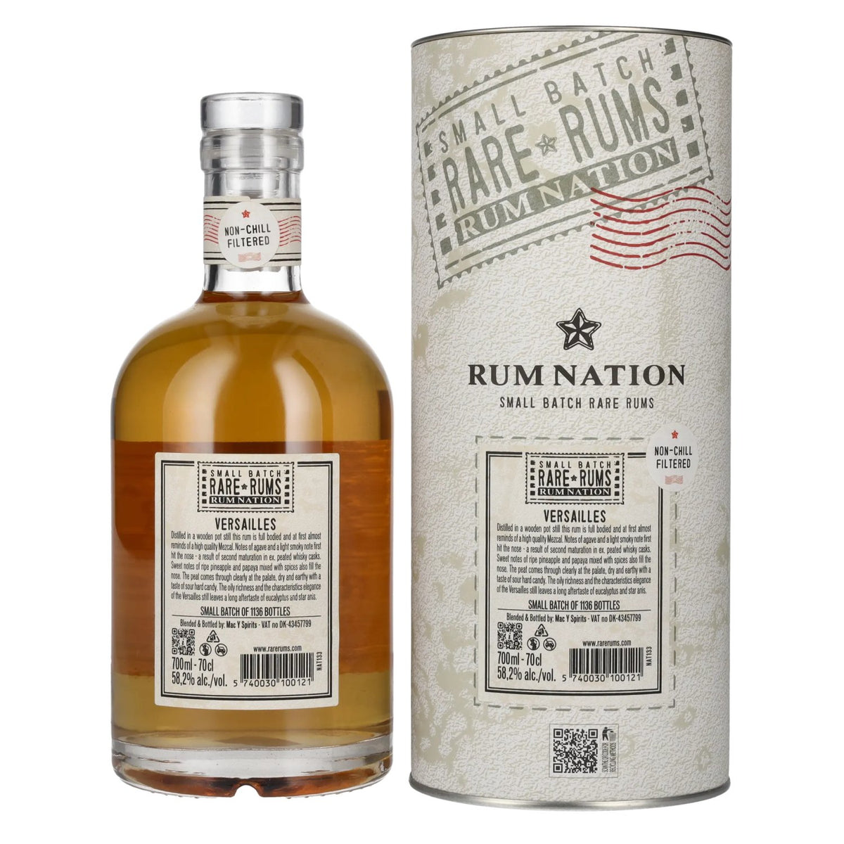 Rum Nation Rare Rums VERSAILLES 2007/2024 58.2% vol. 0.7l in a gift box