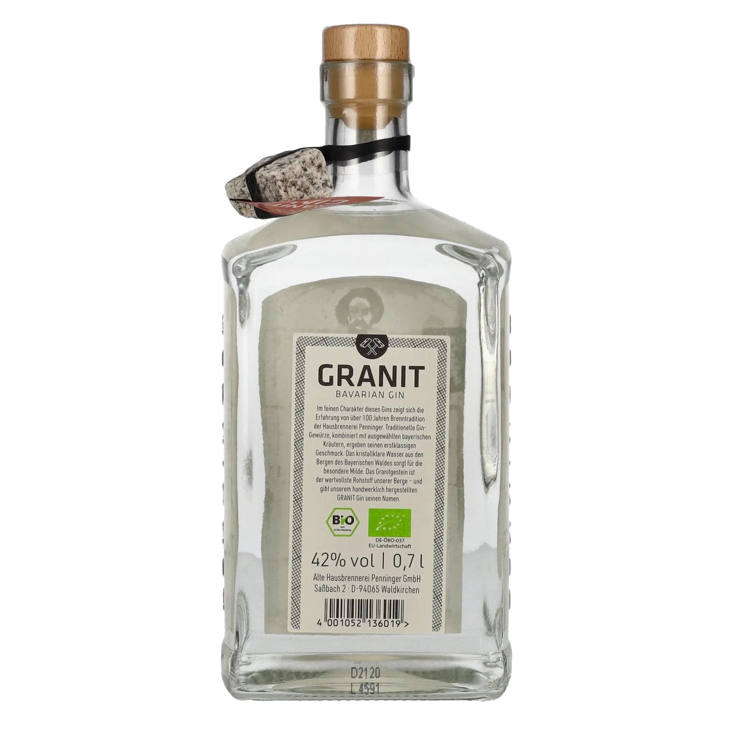Granit Bavarian Gin 42% Vol. 0,7l