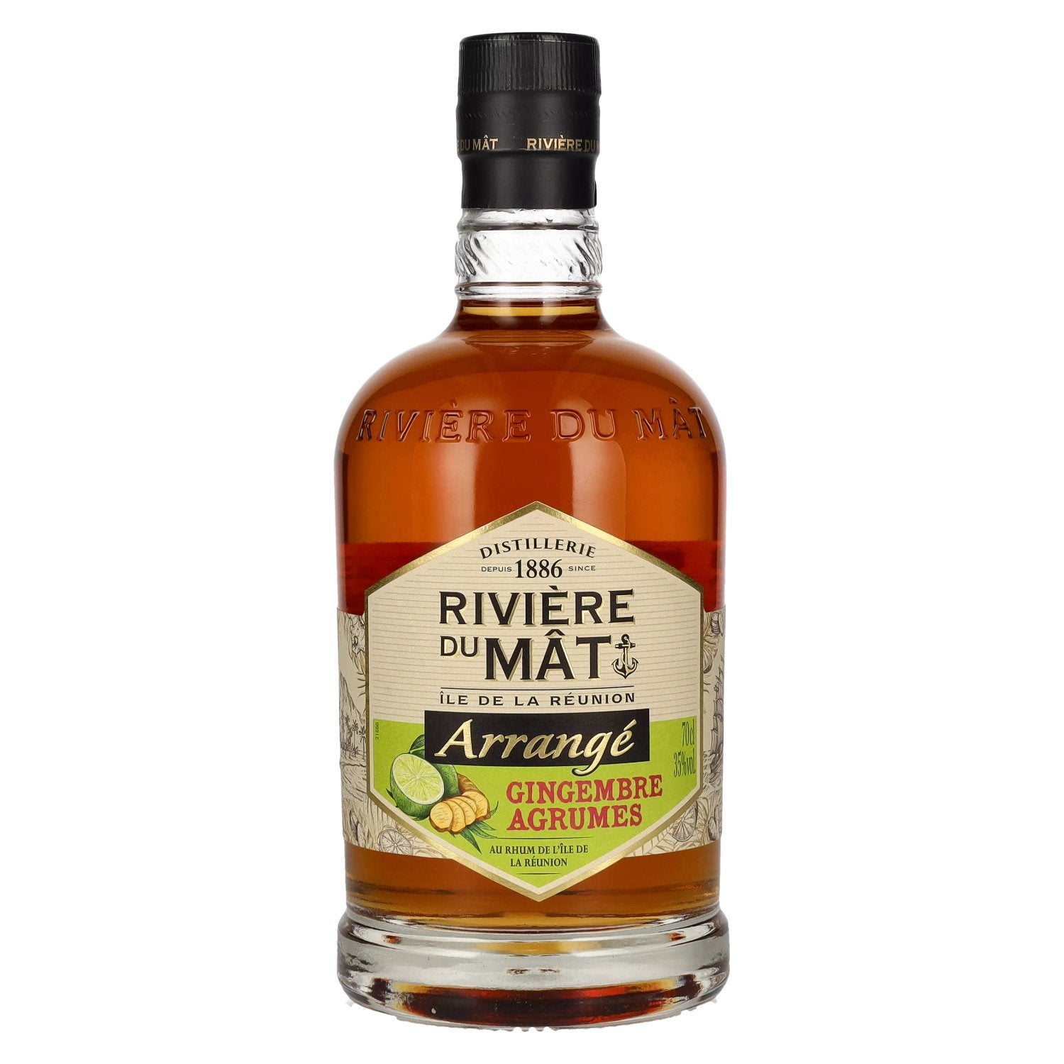 Rivière du Mât Arrangé Gingembre Agrumes 35% Vol. 0,7l