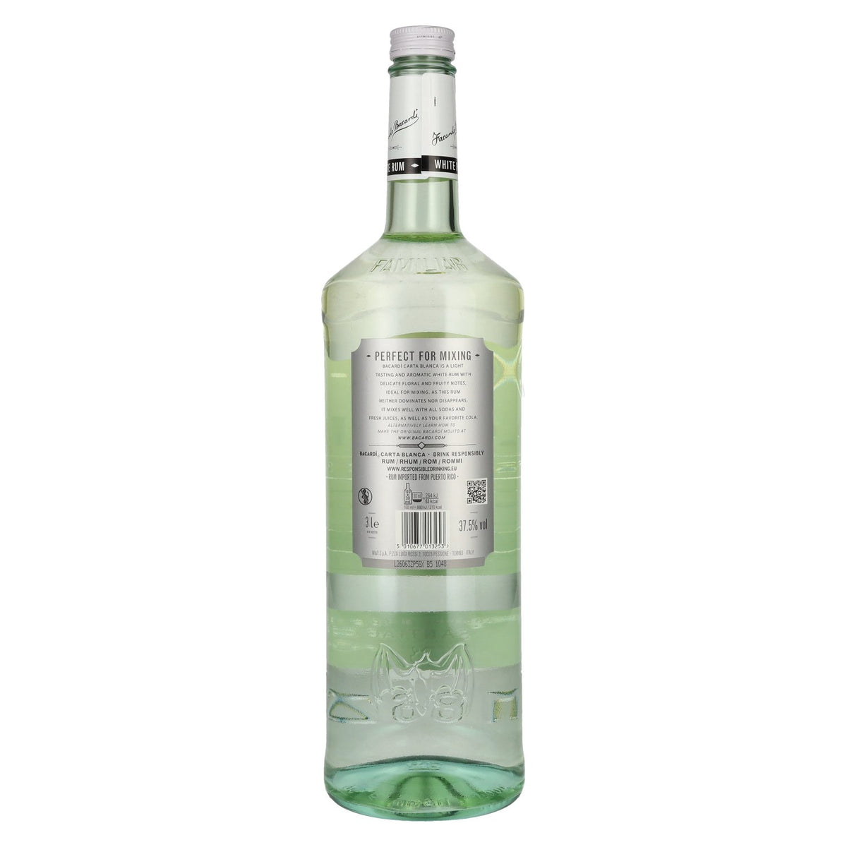 Bacardi Ron Carta Blanca Superior 37,5% Vol. 3l