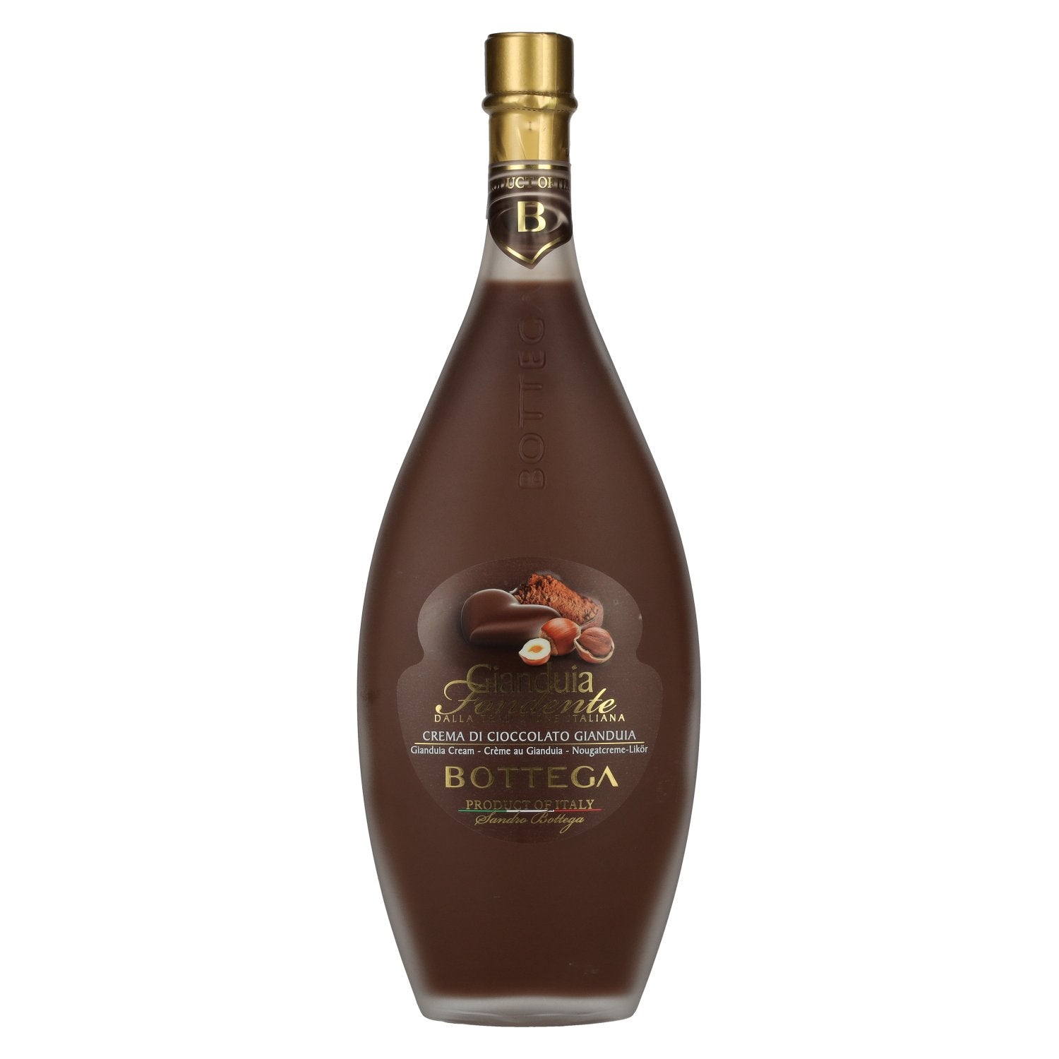 Bottega Crema di CIOCCOLATO GIANDUIA FONDENTE Liqueur de crème 17% vol. 0,5l