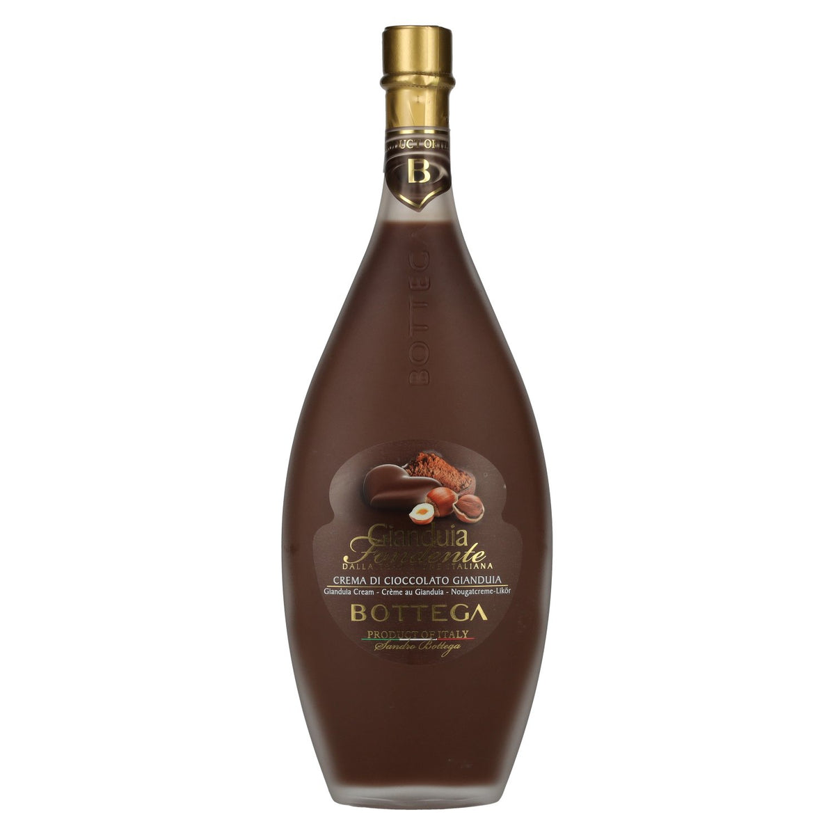 Bottega Crema di CIOCCOLATO GIANDUIA FONDENTE Liqueur de crème 17% vol. 0,5l