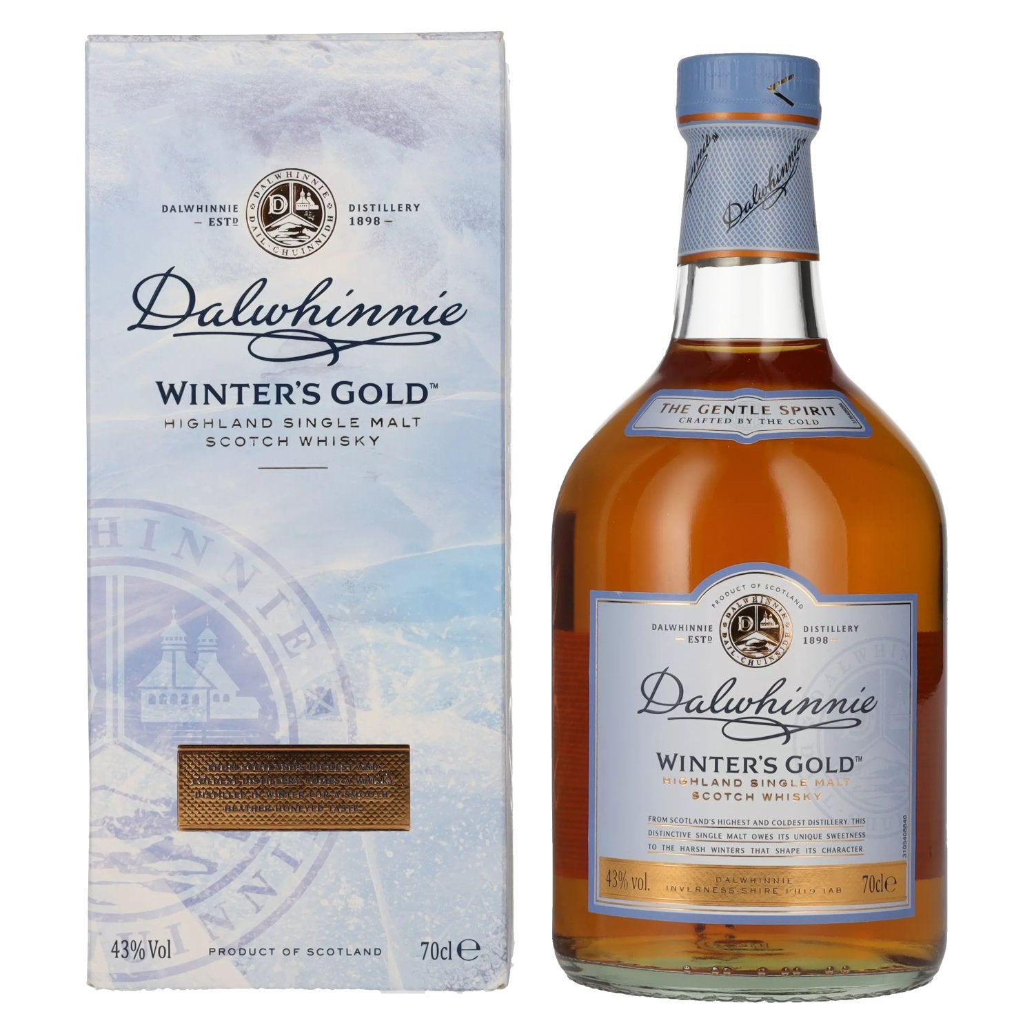 Dalwhinnie WINTER'S GOLD Highland Single Malt Scotch Whisky 43% Vol. 0,7l en coffret cadeau