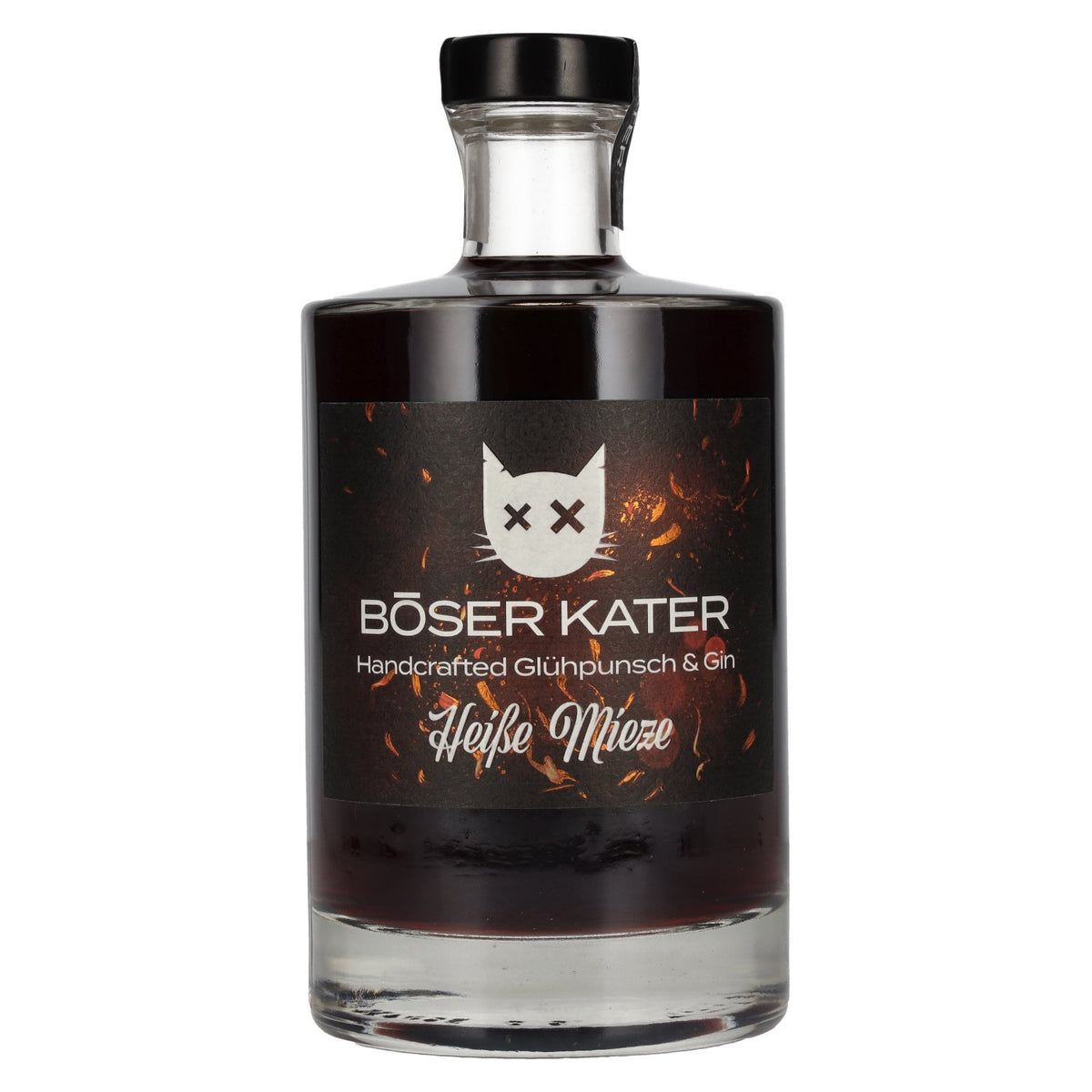 Böser Kater « Heiße Mieze » – Punch chaud et gin artisanaux, 17 % vol., 0,5 l
