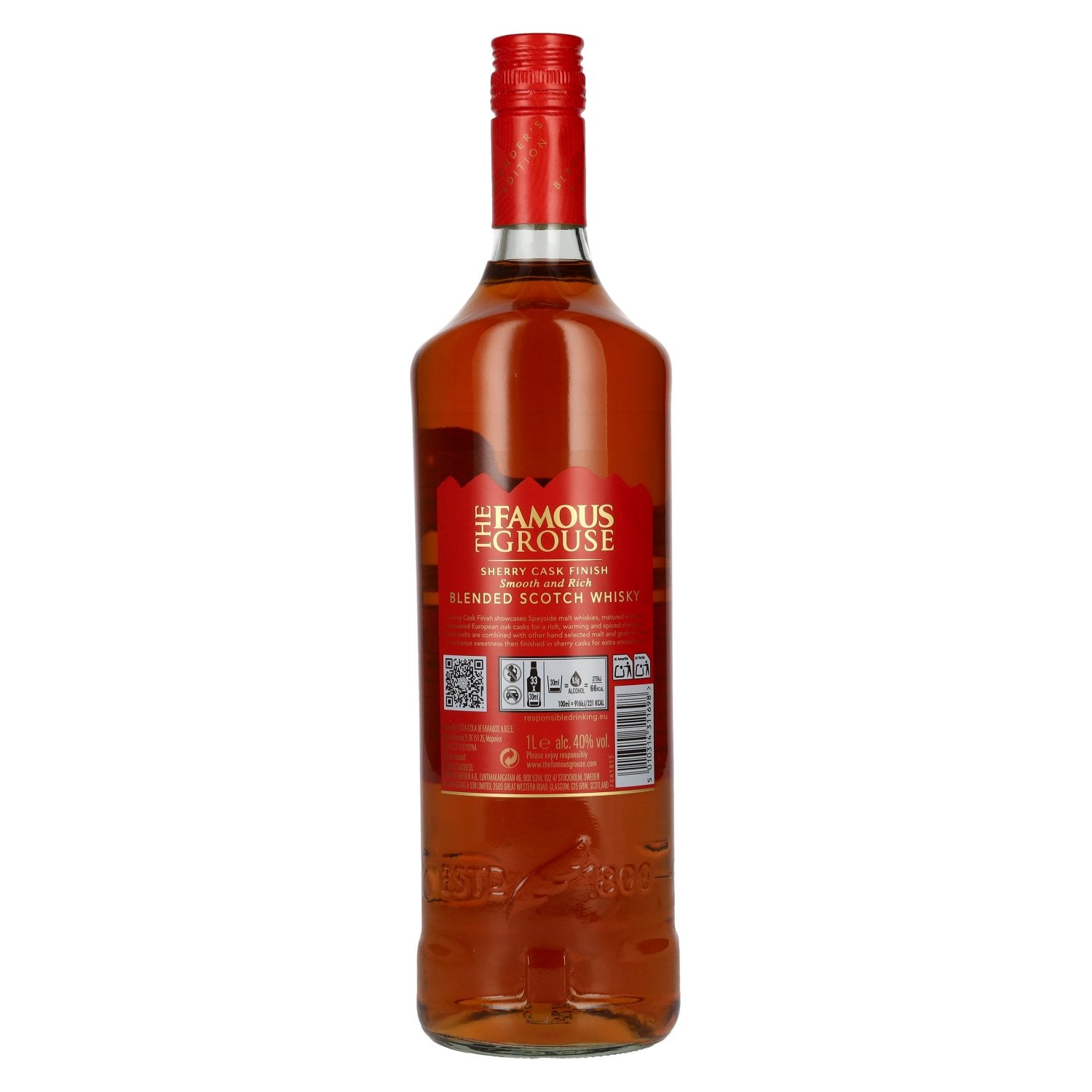 The Famous Grouse Sherry Cask Finish Blended Scotch Whisky 40% Vol. 1l