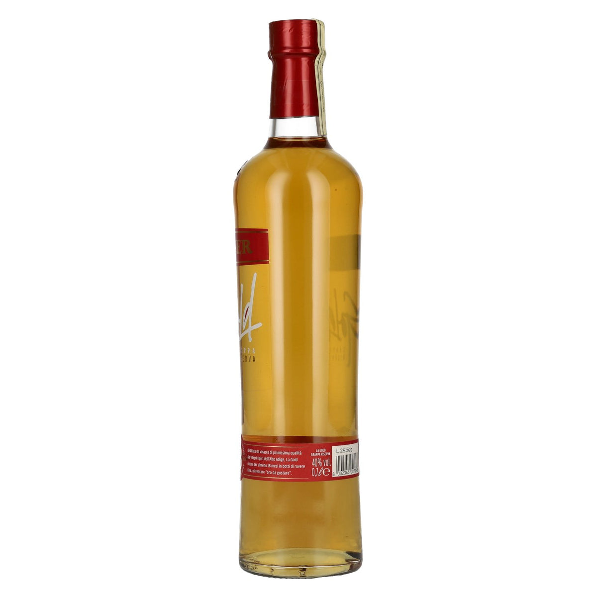 Roner Grappa Riserva La Gold 40% ABV 0.7l