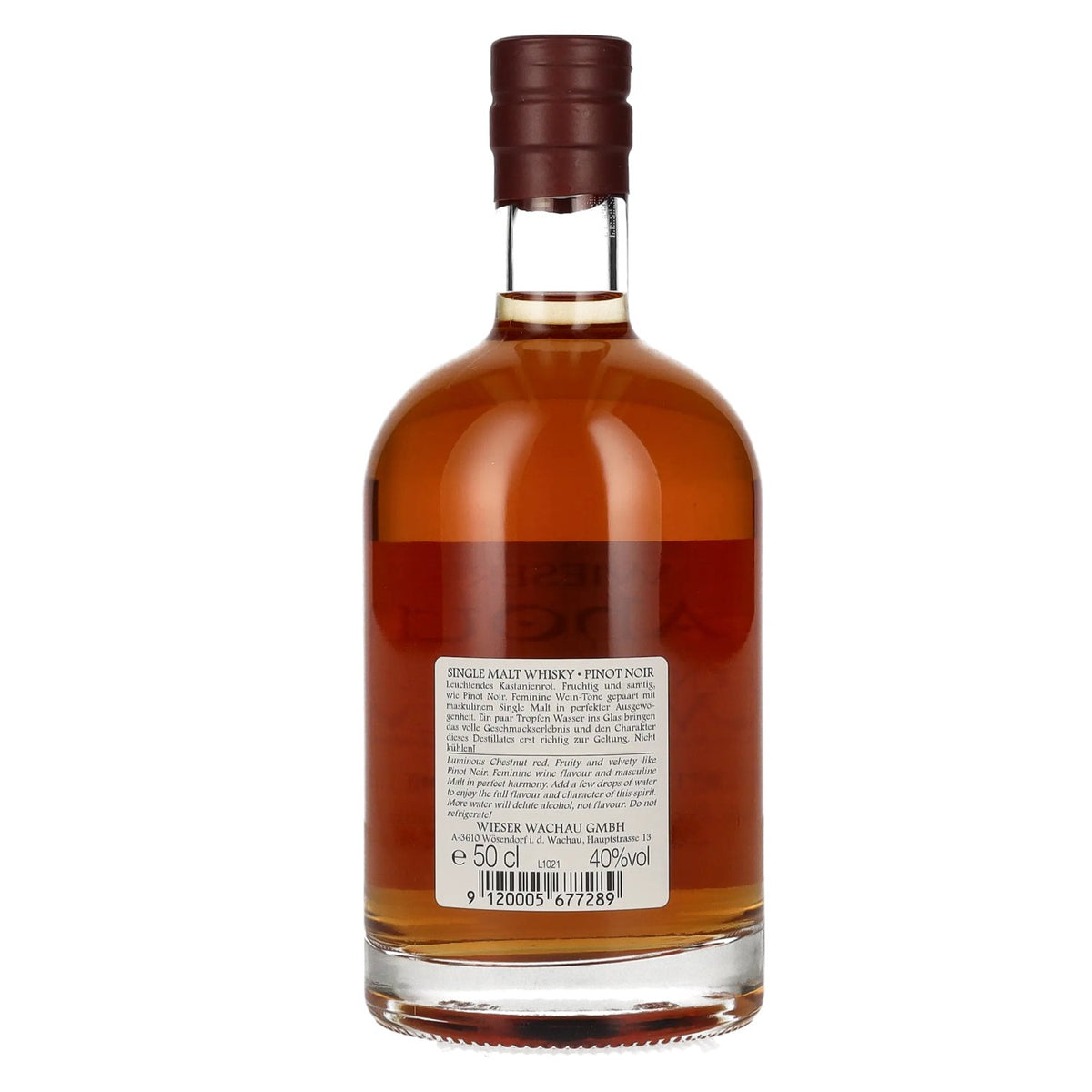 Wieser Single Malt WIESky Pinot Noir Whisky 40% Vol. 0,5l