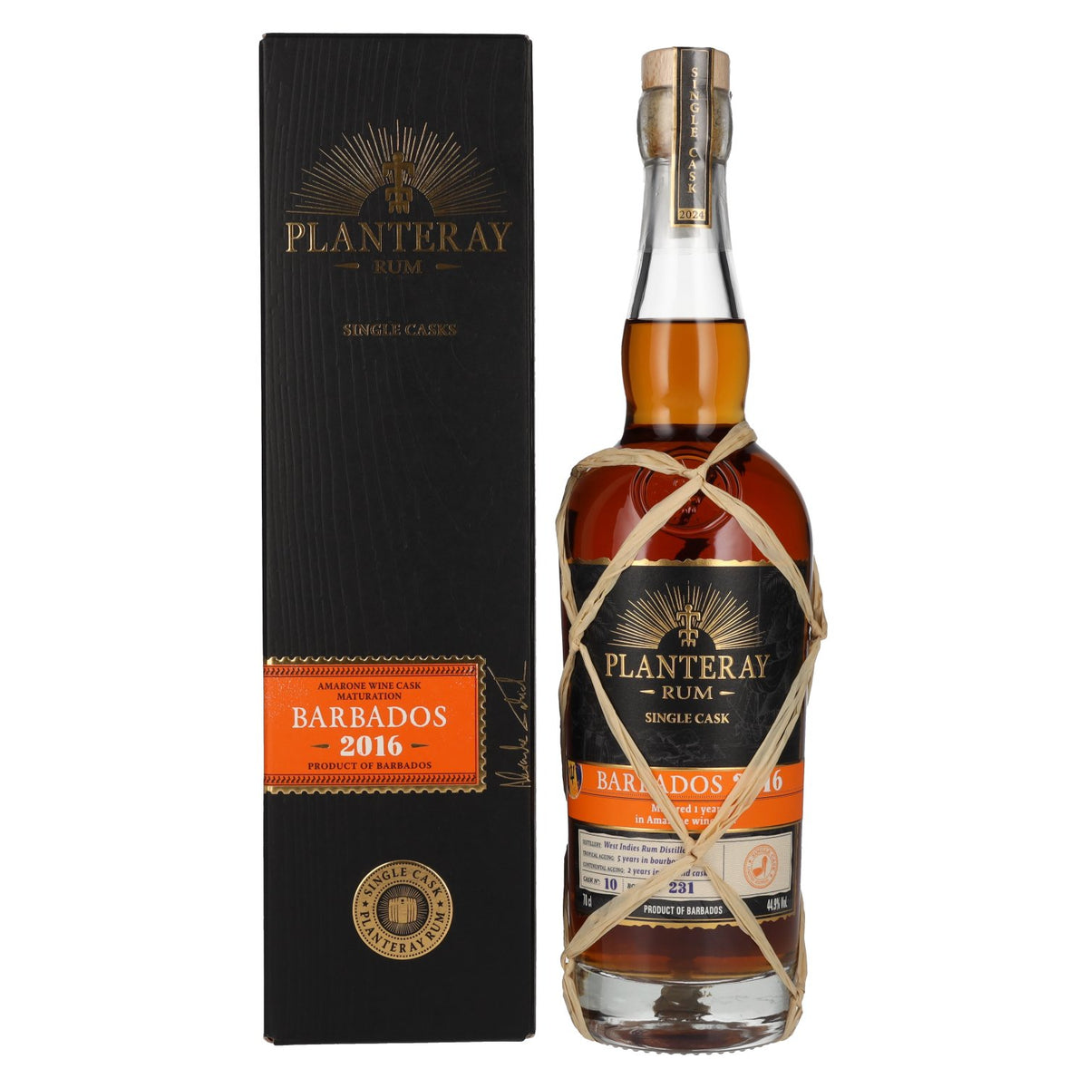 Planteray Rum BARBADOS Amarone Cask Finish 2016 44,9% Vol. 0,7l in gift box