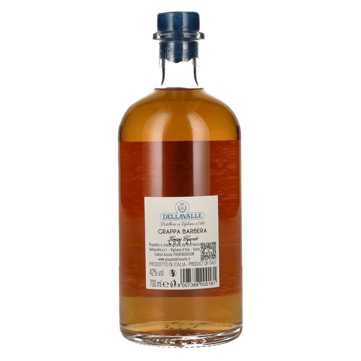 Dellavalle GRAPPA BARBERA Gran Cuvèe 42% vol. 0,7l