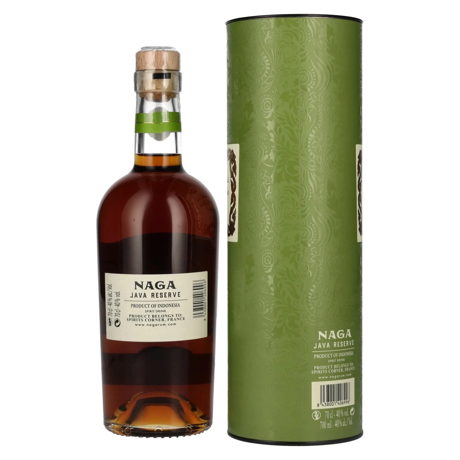 Naga JAVA RESERVE Double Cask Aged 40% Vol. 0,7l in Geschenkbox