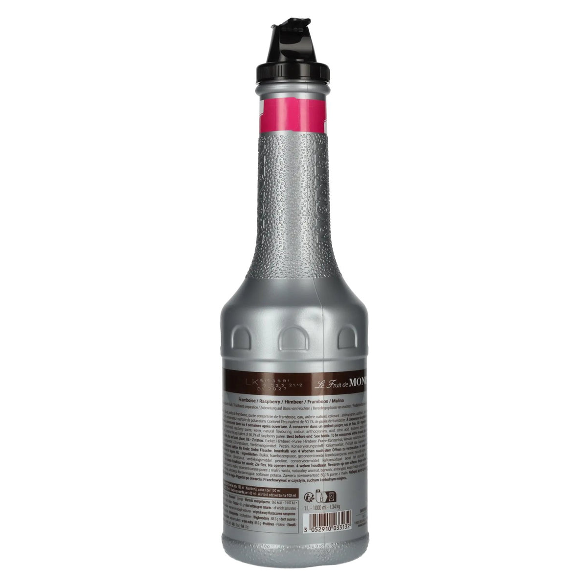 Monin fruit puree RASPBERRY 1l PET