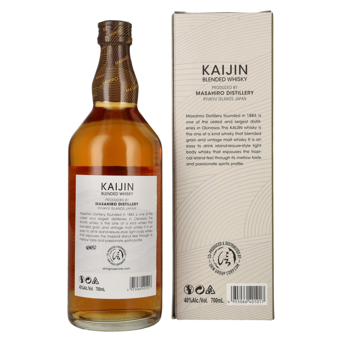 Kaijin Blended Whisky 40% Vol. 0,7l in Geschenkbox