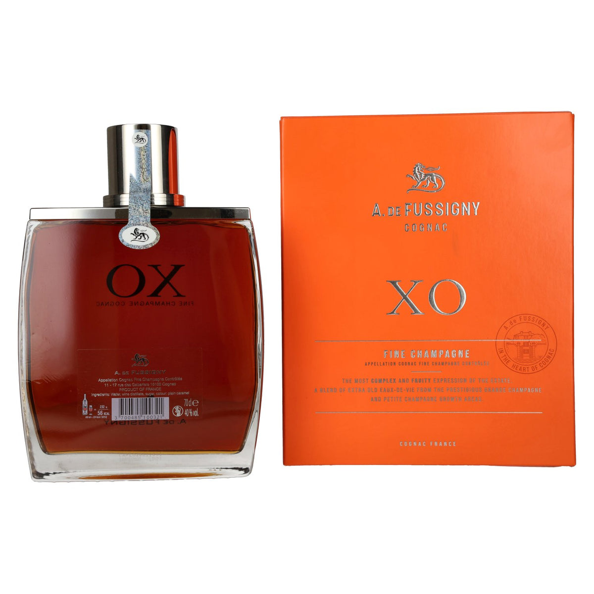 A. de Fussigny XO Fine Champagne Cognac 40% vol. 0,7l en coffret cadeau