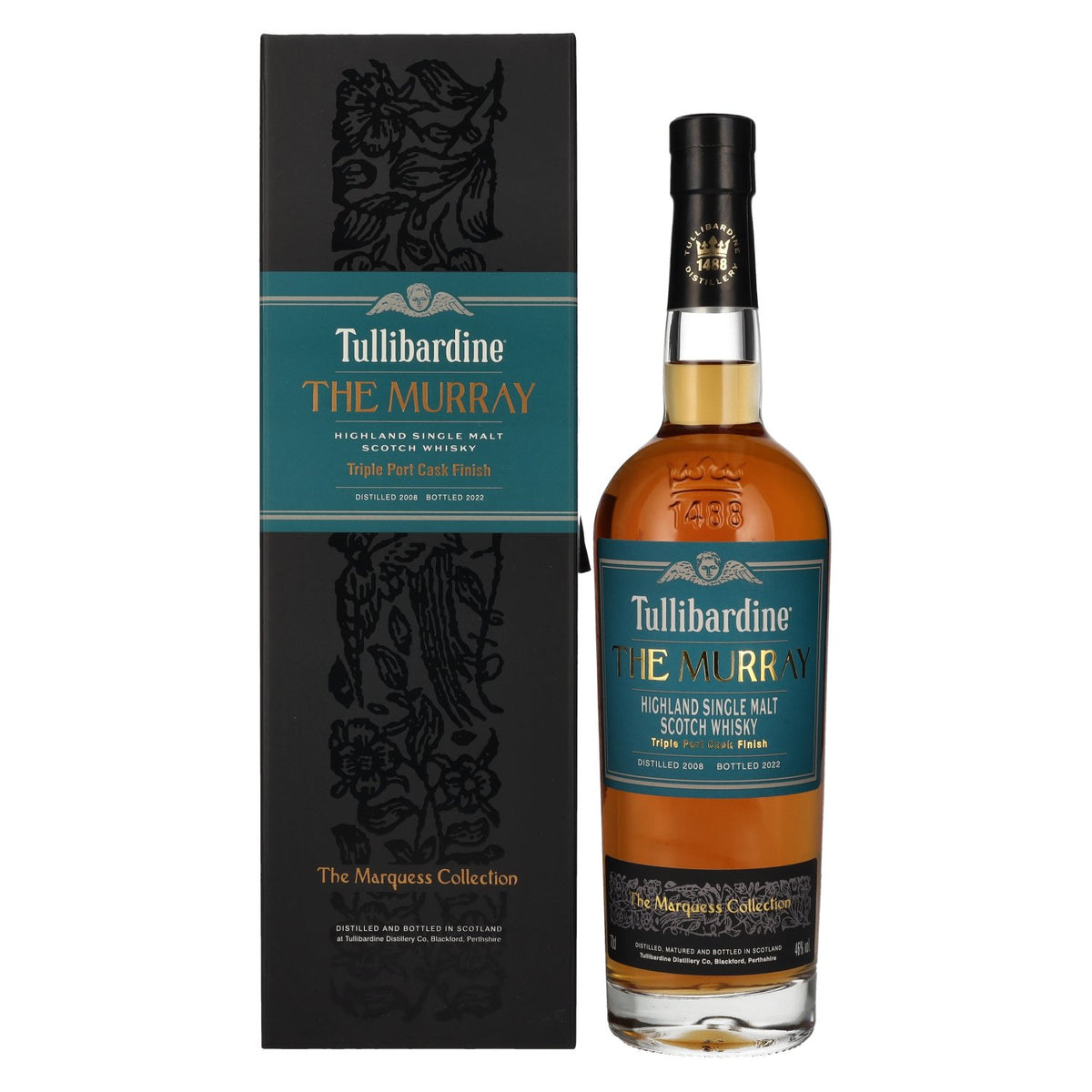 Tullibardine THE MURRAY The Marquess Collection Triple Port Cask Finish 2008 46% vol. 0,7l en boîte cadeau