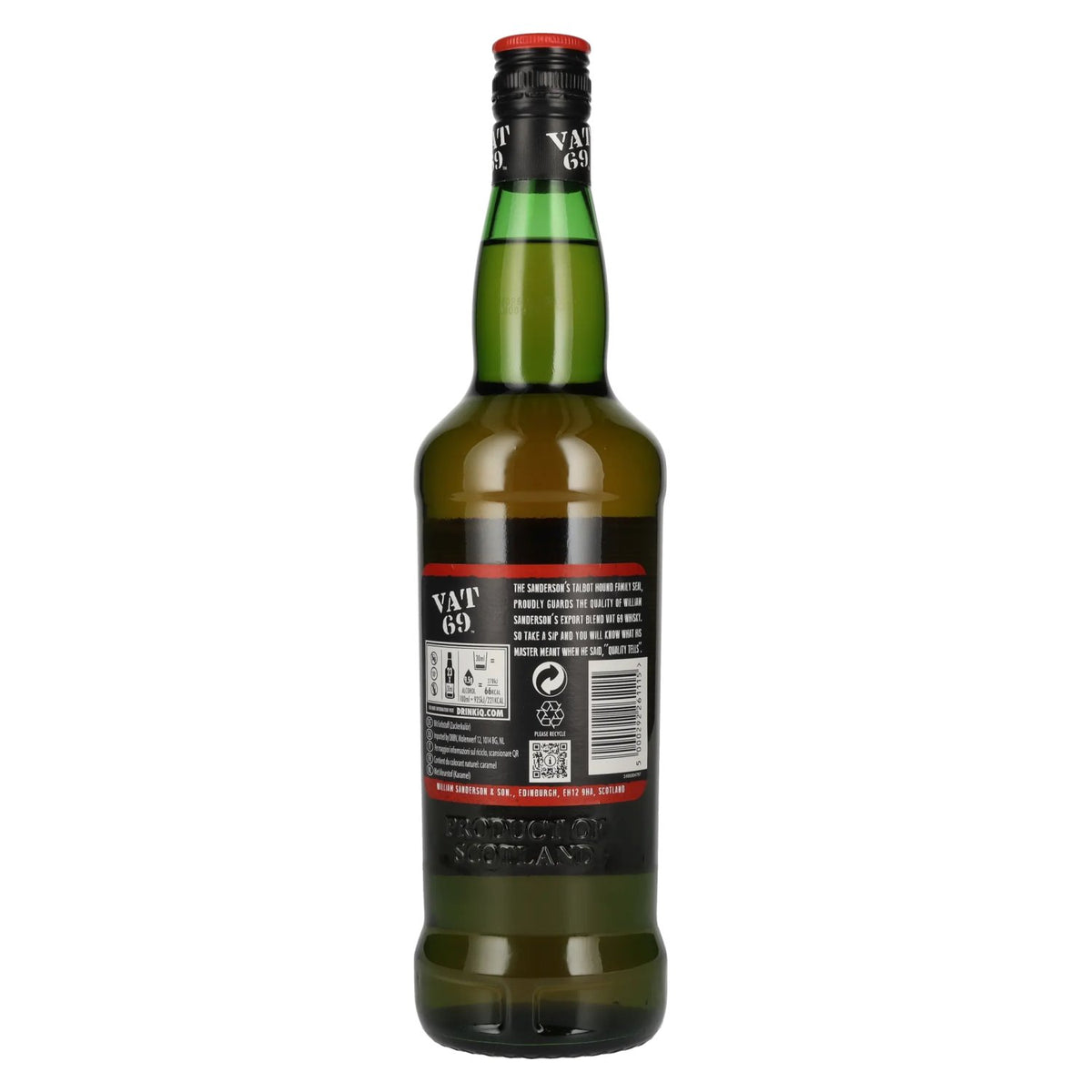 VAT 69 Blended Scotch Whisky 40% Vol. 0,7l