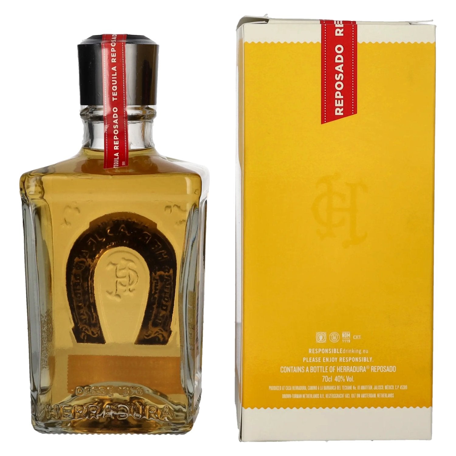 Herradura Tequila REPOSADO 100% de Agave 40% Vol. 0,7l in gift box