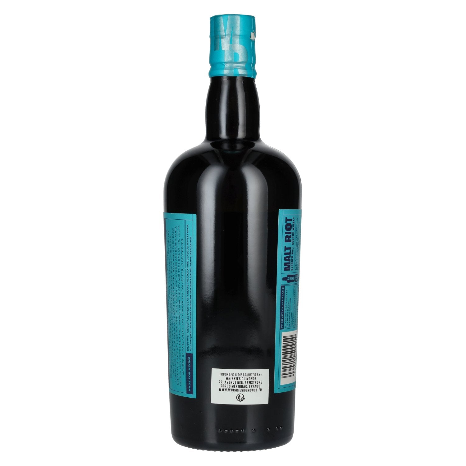 Glasgow MALT RIOT Blended Malt Scotch Whisky 40% Vol. 0,7l