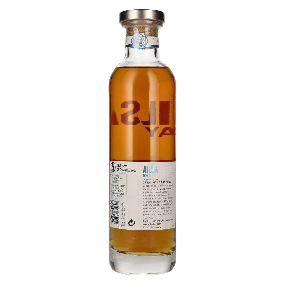 Ailsa Bay SWEET SMOKE Single Malt Scotch Whisky Release 1.2 48,9% Vol. 0,7l