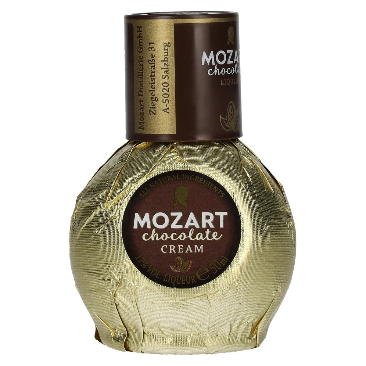 Mozart Chocolate Cream Gold cream liqueur 17% vol. 0.05l