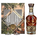 Planteray Rum BARBADOS XO 20th Anniversary 40% Vol. 0,7l in gift box with 2 glasses