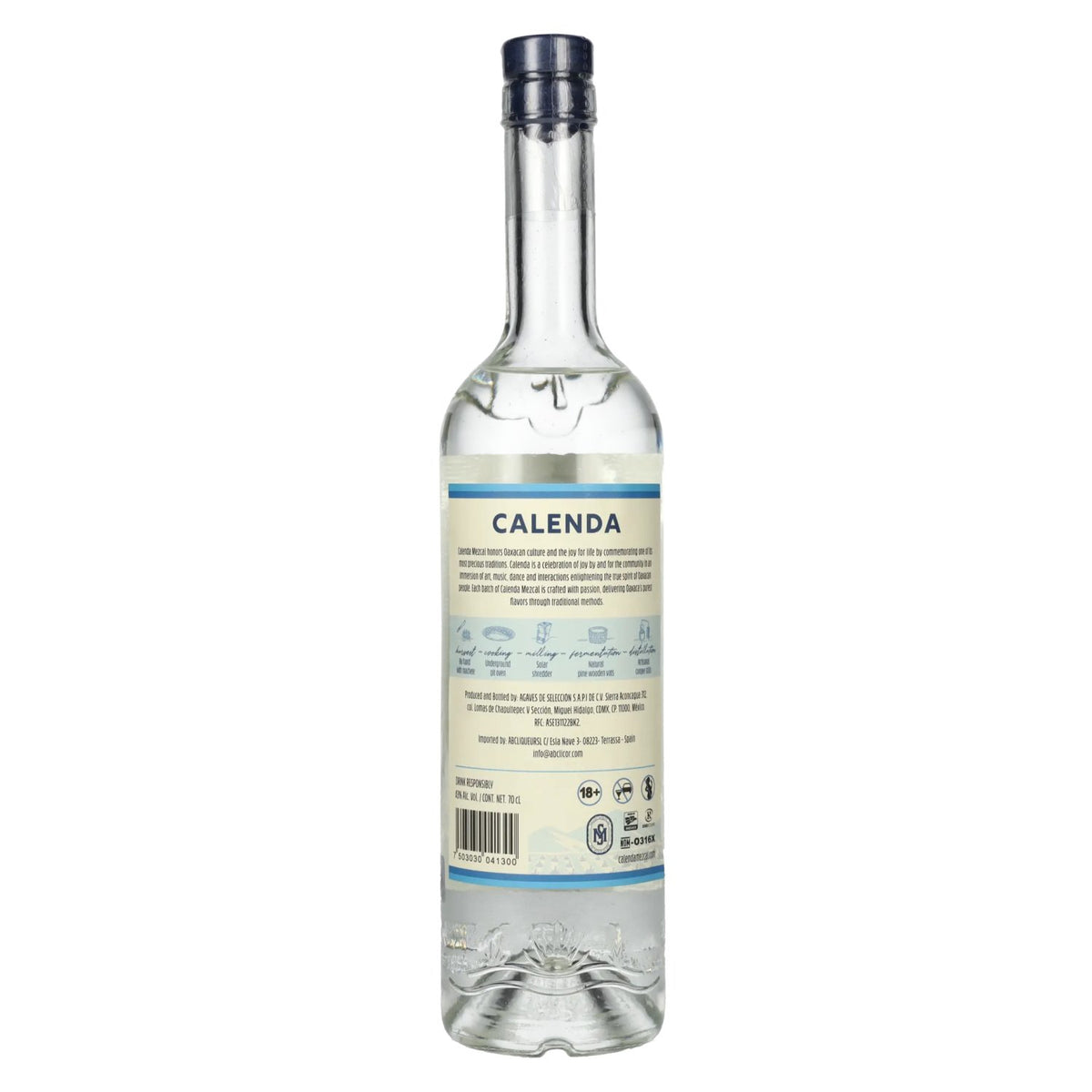 Mezcal Calenda 100% Agave DOP 43% Vol. 0,7l