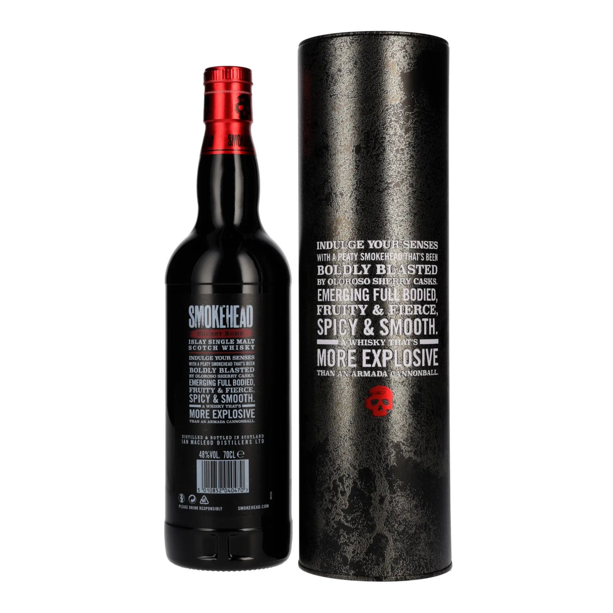 Smokehead SHERRY BOMB Islay Single Malt Scotch Whisky 48% Vol. 0,7l en Tinbox