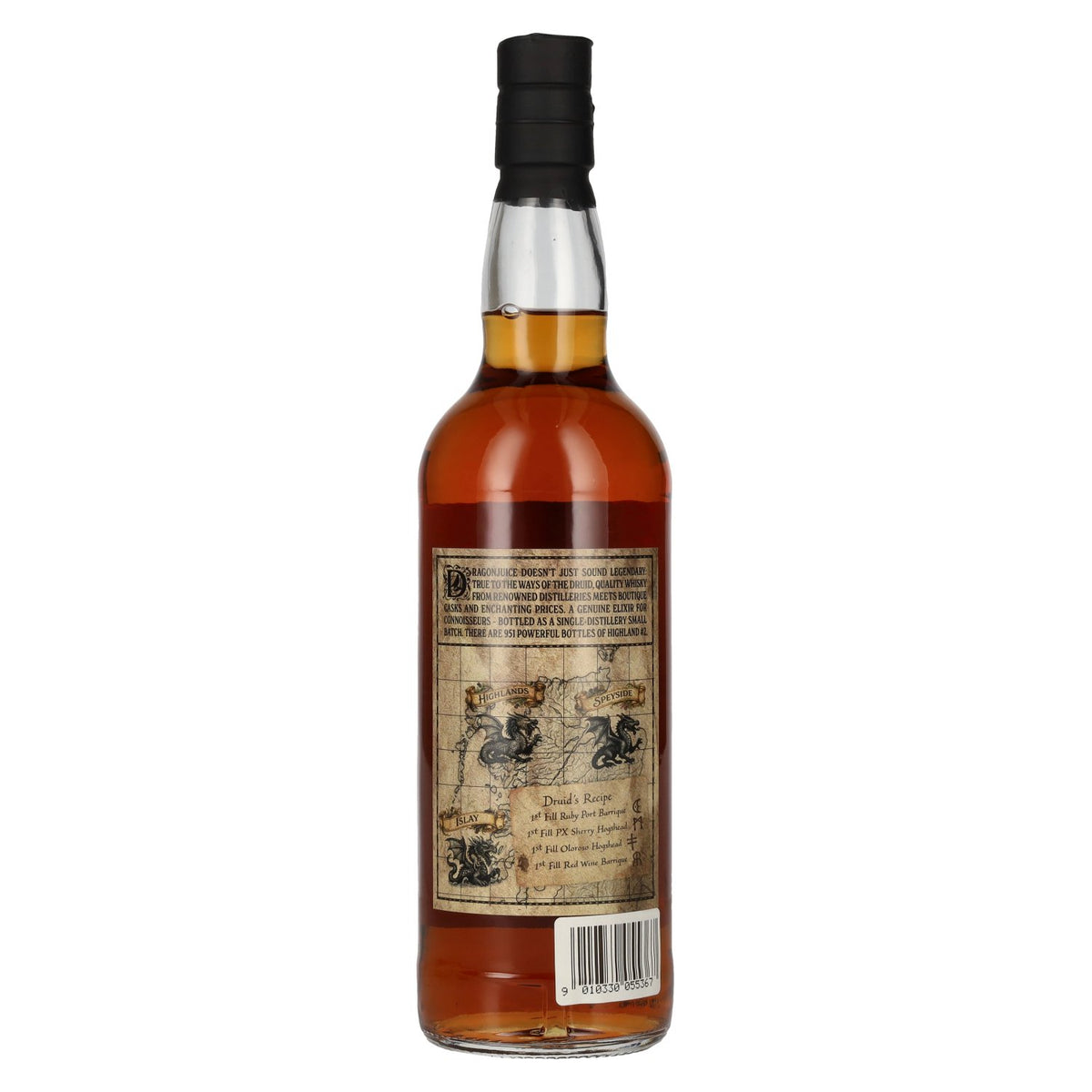 Whisky Druid 10 Years Old DRAGONJUICE Single Malt Scotch Whisky Batch #2 50,2% Vol. 0,7l