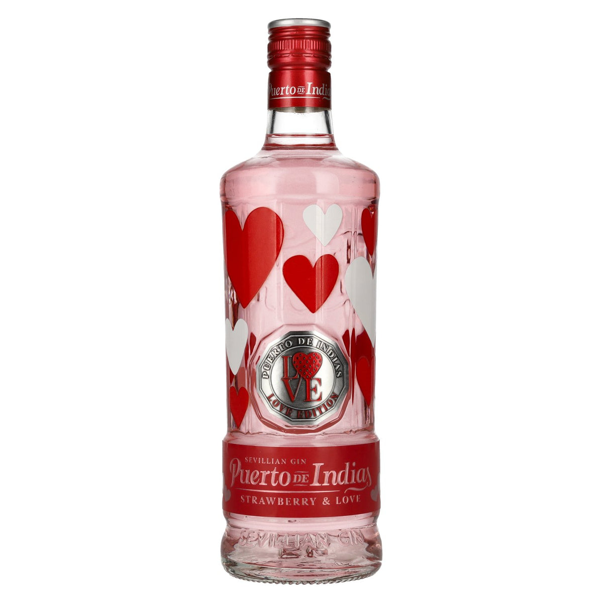 Puerto de Indias STRAWBERRY &amp; LOVE Valentines Edition Gin 37.5% Vol. 0.7l