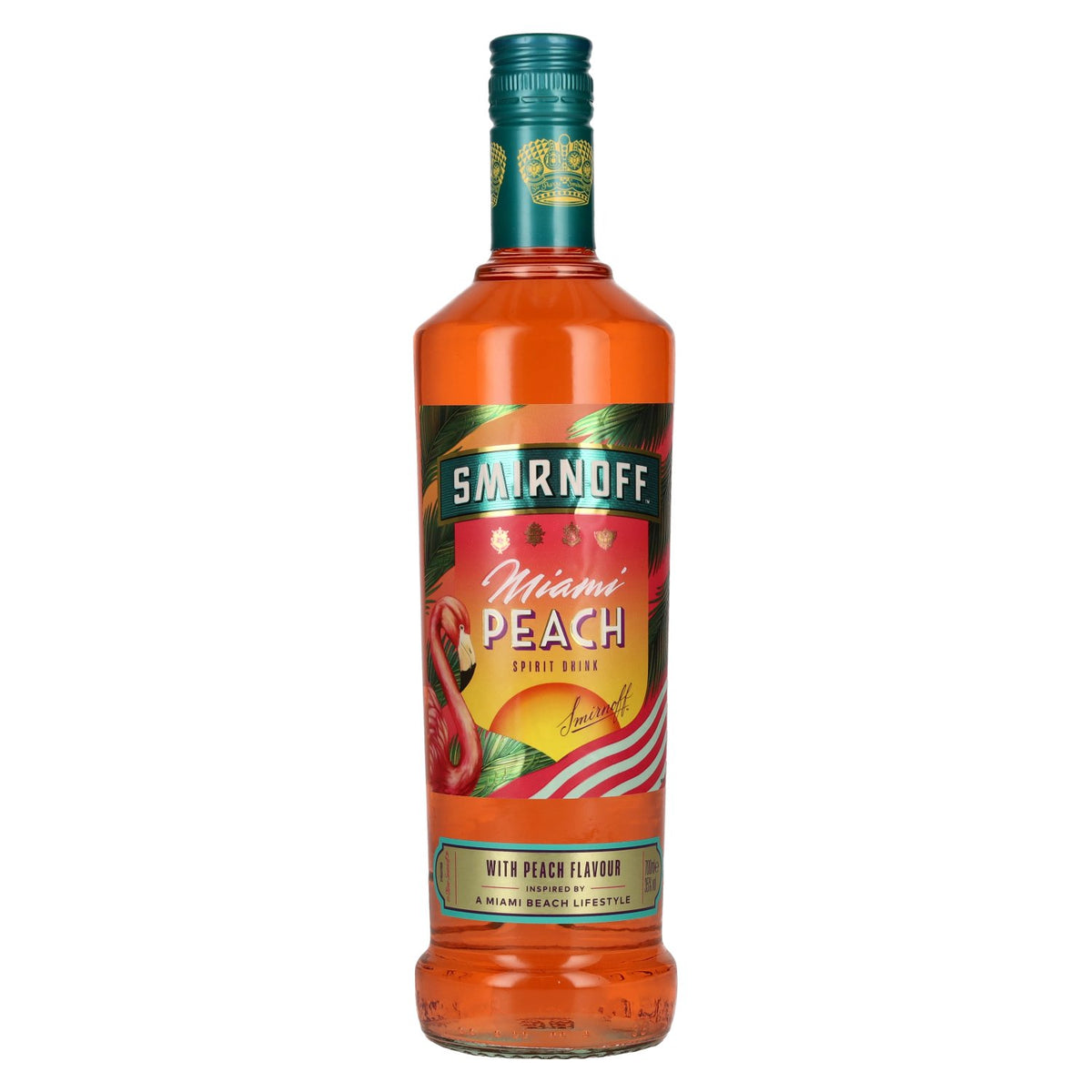 Smirnoff Vodka MIAMI PEACH Spirit Drink 35% ABV 0.7l