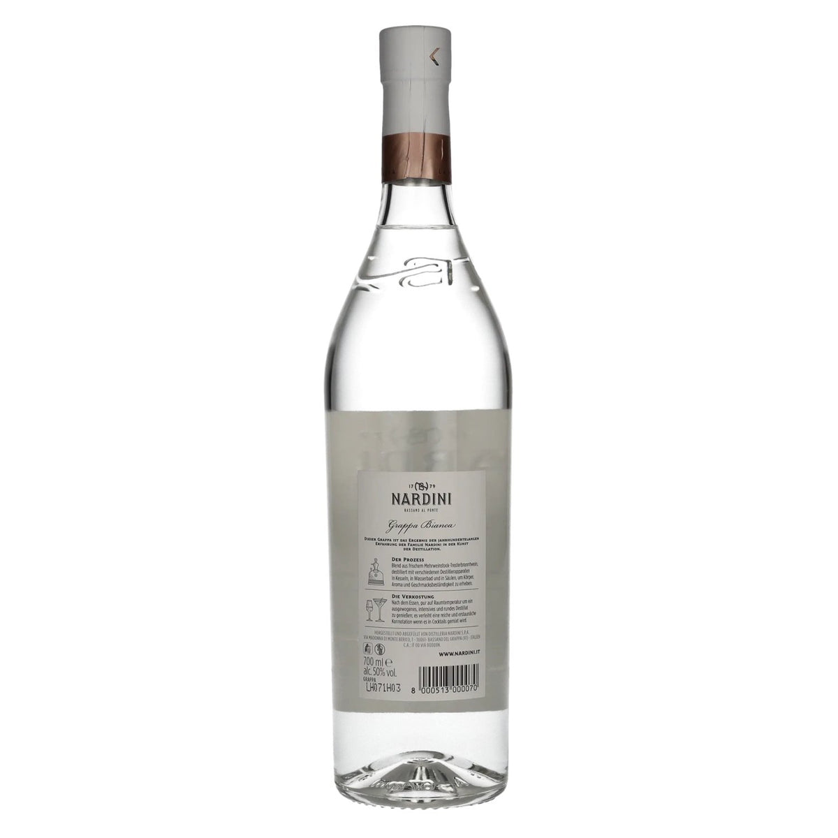 Nardini Grappa Bianca 50% Vol. 0,7l
