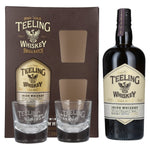 Teeling Whiskey SMALL BATCH Irish Whiskey Rum Cask 46% vol. 0,7l dans un coffret cadeau avec 2 verres