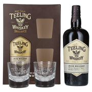 Teeling Whiskey SMALL BATCH Irish Whiskey Rum Cask 46% vol. 0.7l in a gift box with 2 glasses