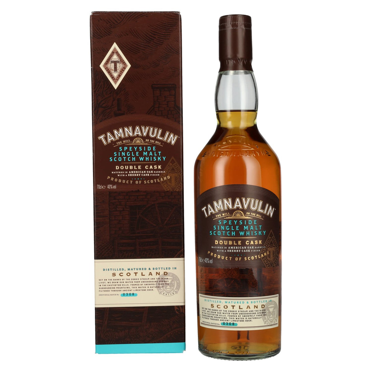 Tamnavulin DOUBLE CASK Speyside Single Malt Scotch Whisky 40% Vol. 0,7l in gift box