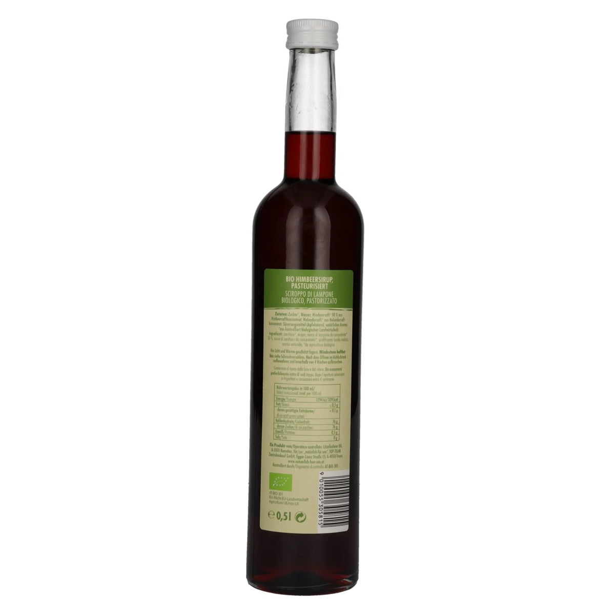 Natürlich für uns organic raspberry syrup 0.5l