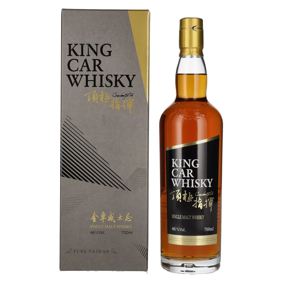 Kavalan KING CAR CONDUCTOR Single Malt Whisky 46% Vol. 0,7l in gift box