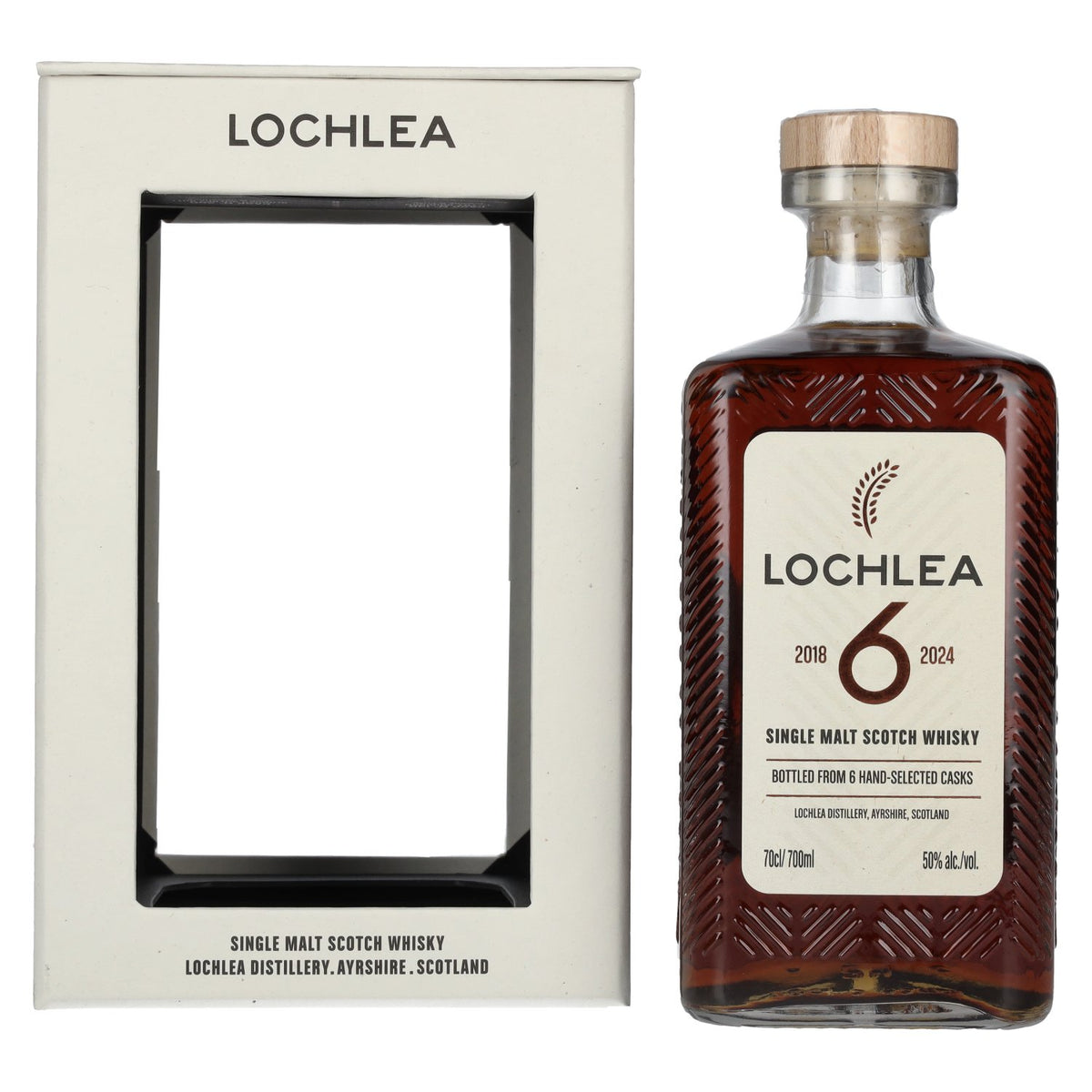 Lochlea 6 Years Old Single Malt Scotch Whisky 2018/2024 50% Vol. 0,7l in gift box