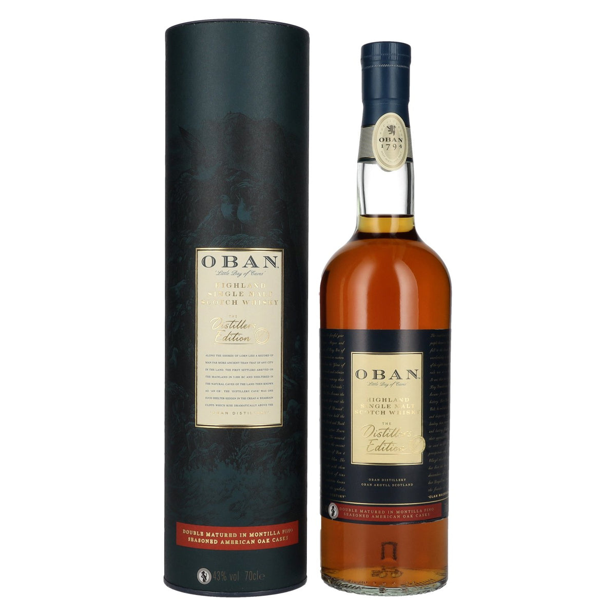 Oban The Distillers Edition Double Matured 43% Vol. 0,7l in gift box