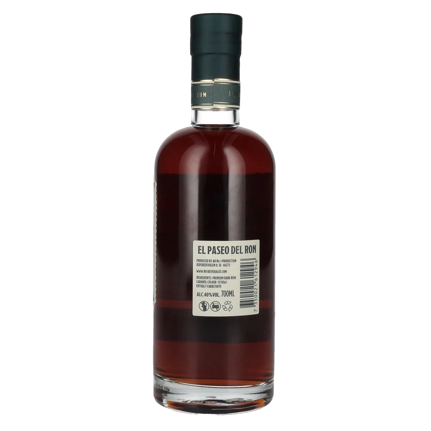 El Paseo del Ron Premium Dark Rum No. 45105 40% Vol. 0,7l